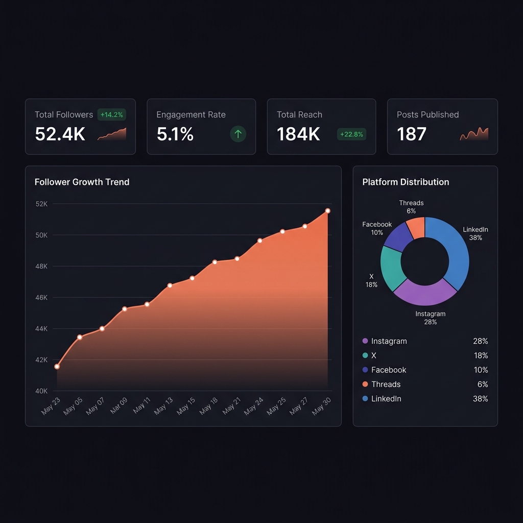 Analytics dashboard